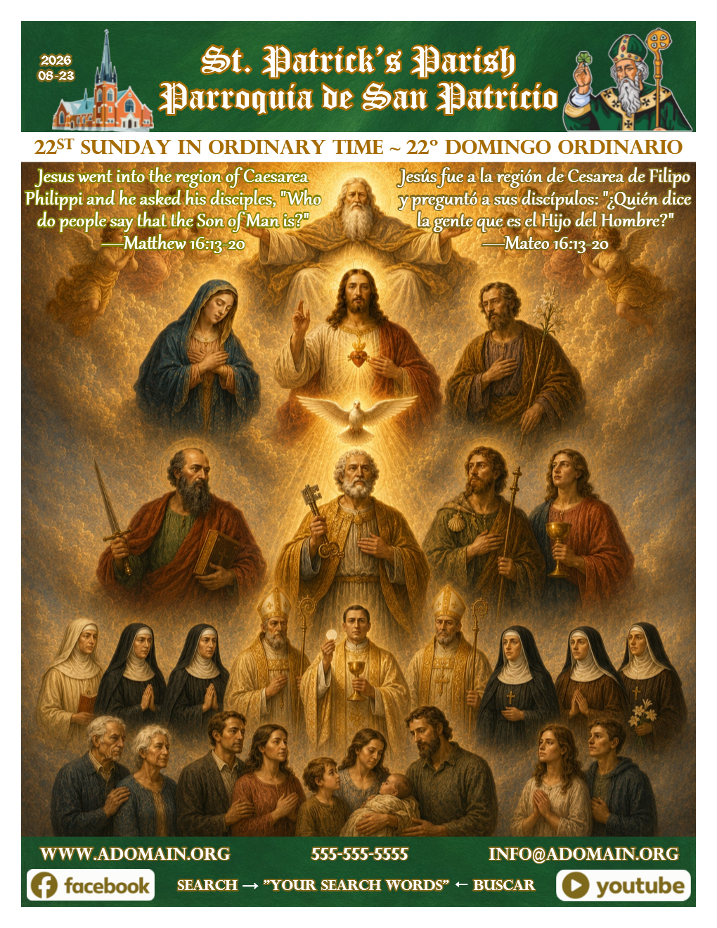 Bulletin Sample — front cover